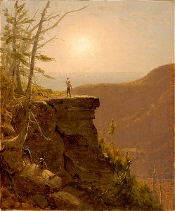 Sanford Robinson Gifford - A Ledge on South Mountain, in the Catskills - 2006.1 - Fogg Museum