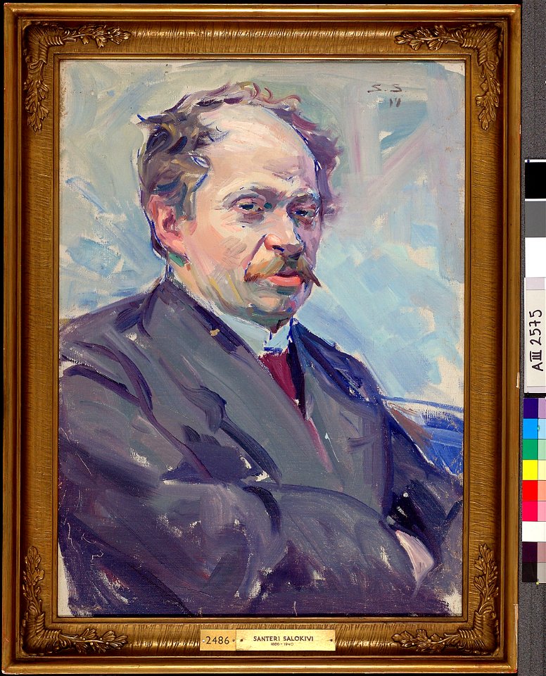 Santeri Salokivi - Portrait of a Man - A III 2575 - Finnish National Gallery