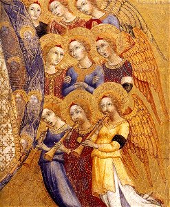 Sano di Pietro - Assumption of the Virgin (detail) - WGA20774