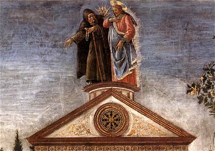 Sandro Botticelli - Three Temptations of Christ (detail) - WGA2760