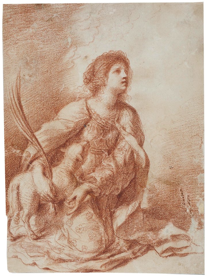 Santa Inés (Guercino)