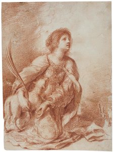Santa Inés (Guercino)