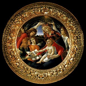 Sandro Botticelli - Madonna of the Magnificat (Madonna del Magnificat) - WGA2714
