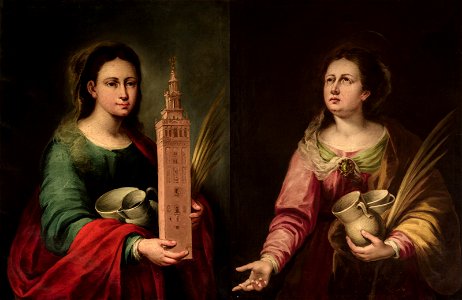 Santas Justa y Rufina, de Salvador Gutiérrez de la Vega (Ayuntamiento de Sevilla)