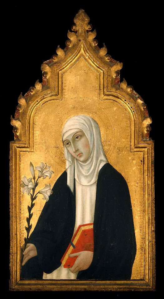 Sano di Pietro - Triptych, Saint Catherine of Siena - 07.515c - Museum of Fine Arts