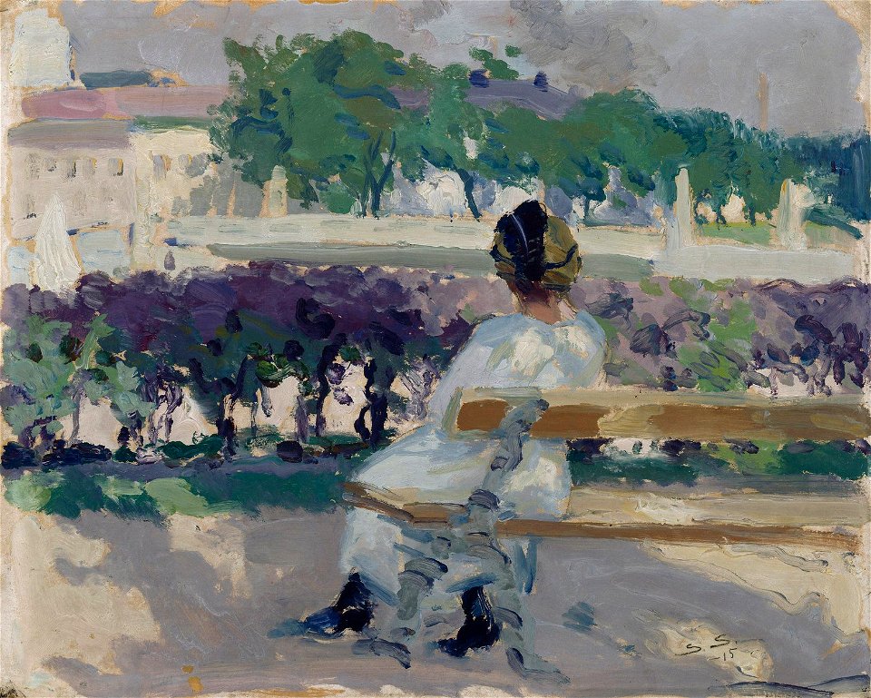 Santeri Salokivi - Näkymä Turusta - A-1995-63 - Finnish National Gallery