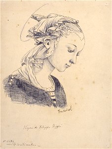 Santiago Rusiñol - Bust from the 'Madonna with Angels' by Filippo Lippi - Google Art Project