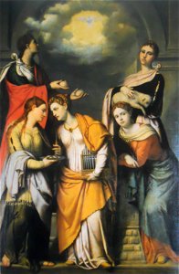 Sante Lucia, Cecilia, Barbara, Agata e Agnese