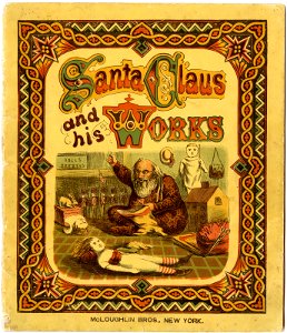 Santa Claus and his Works, by Thomas Nast and P Webster. Free illustration for personal and commercial use.