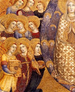 Sano di Pietro - Assumption of the Virgin (detail) - WGA20773