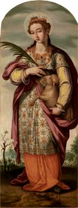 Santa Inés, por Francisco Pacheco