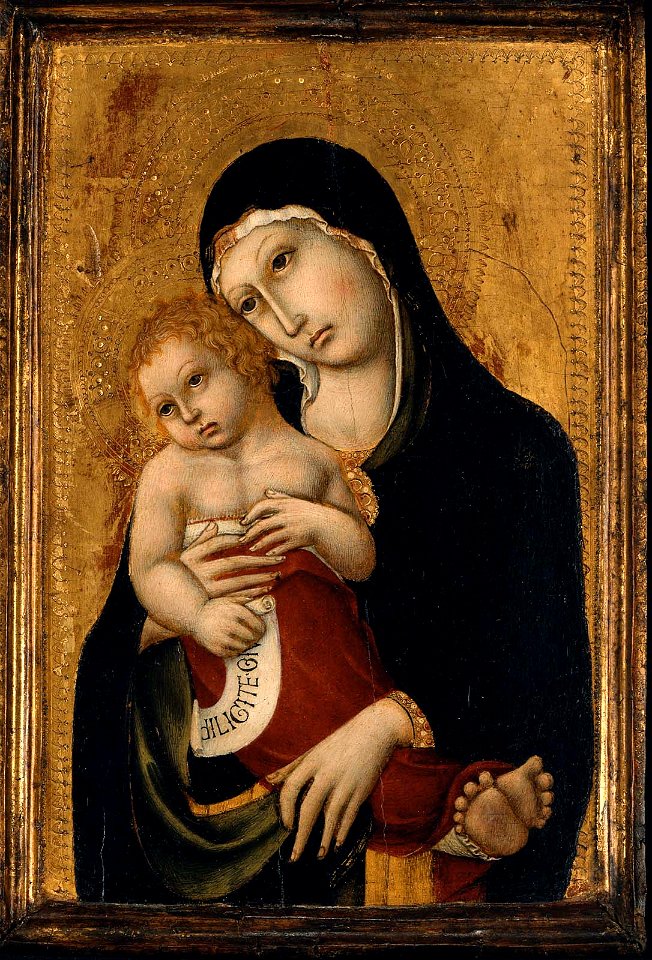 Sano di Pietro - Virgin and Child - 07.78 - Museum of Fine Arts
