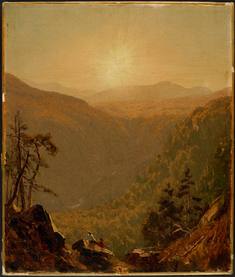 Sanford Robinson Gifford - A Sketch in Kauterskill Clove - 2005.188 - Fogg Museum