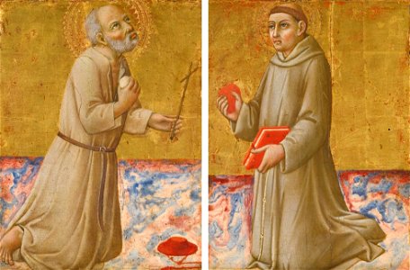 'Saint Jerome and Saint Anthony of Padua' by Sano di Pietro