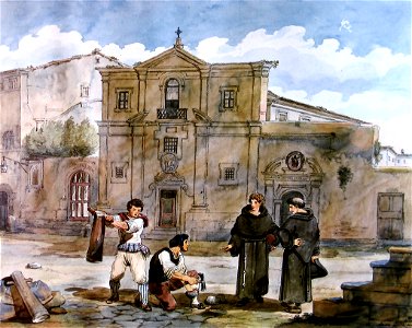 Santa Maria della Sanità by Achille Pinelli (1830s)