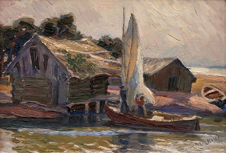 Santeri Salokivi - Fishermen at Suursaari