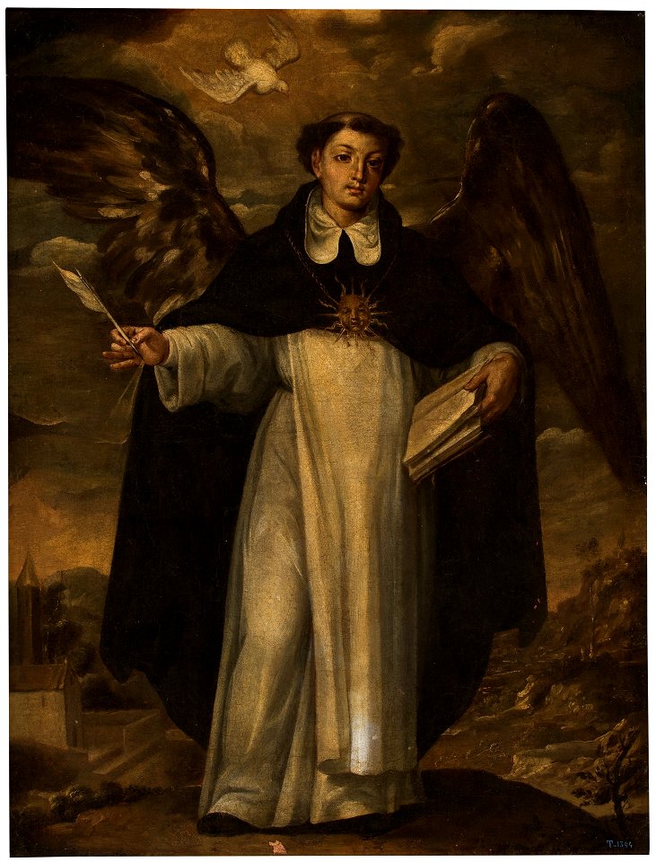 Santo Tomás de Aquino, de José Risueño (Museo del Prado)