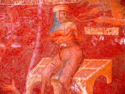 Santa maria dei ghirli, giudizio universale, famiglia de veris, 1400 04