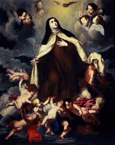 Santa Teresa en gloria (Novelli)