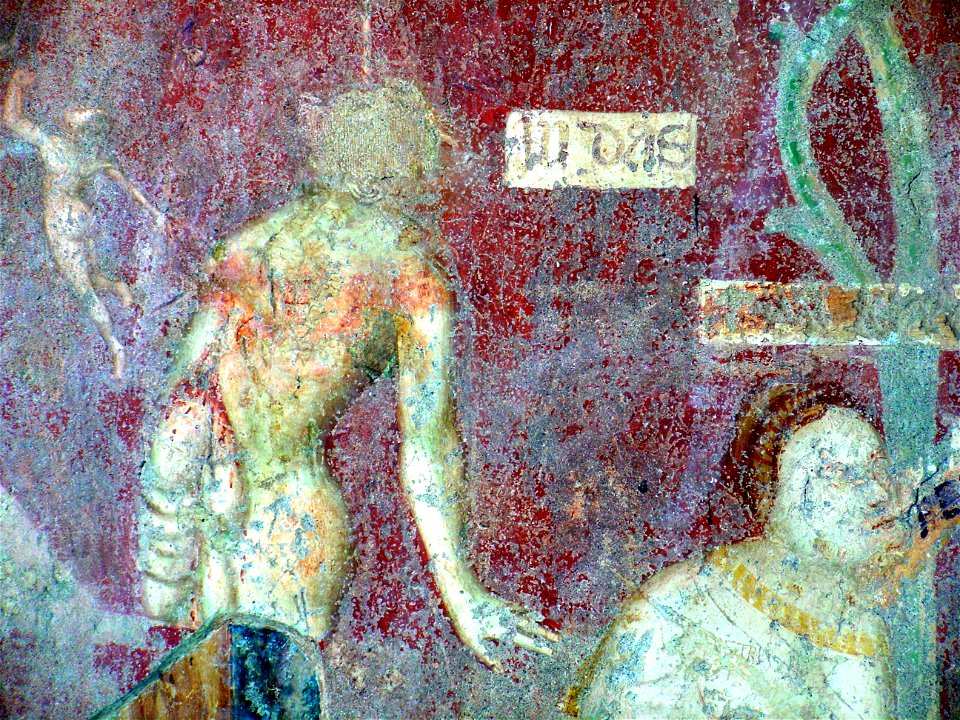 Santa maria dei ghirli, giudizio universale, famiglia de veris, 1400 11