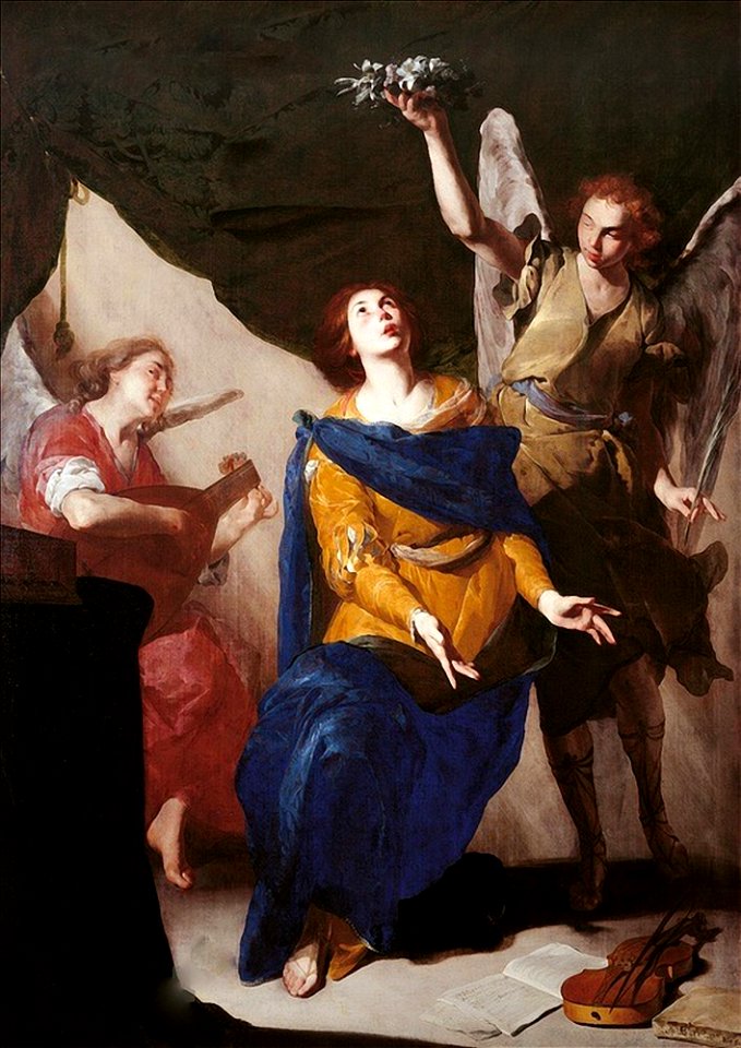 Santa Cecilia in estasi - Cavallino