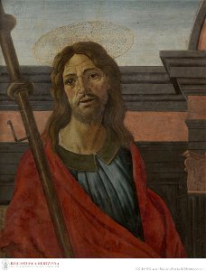 Sandro Botticelli, (Nachahmer) - Der heilige Jakobus der Ältere, um 1485-1490, 2036. Free illustration for personal and commercial use.