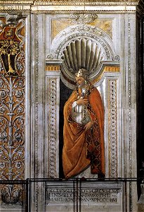Sandro Botticelli - St Sixtus II - WGA2754. Free illustration for personal and commercial use.