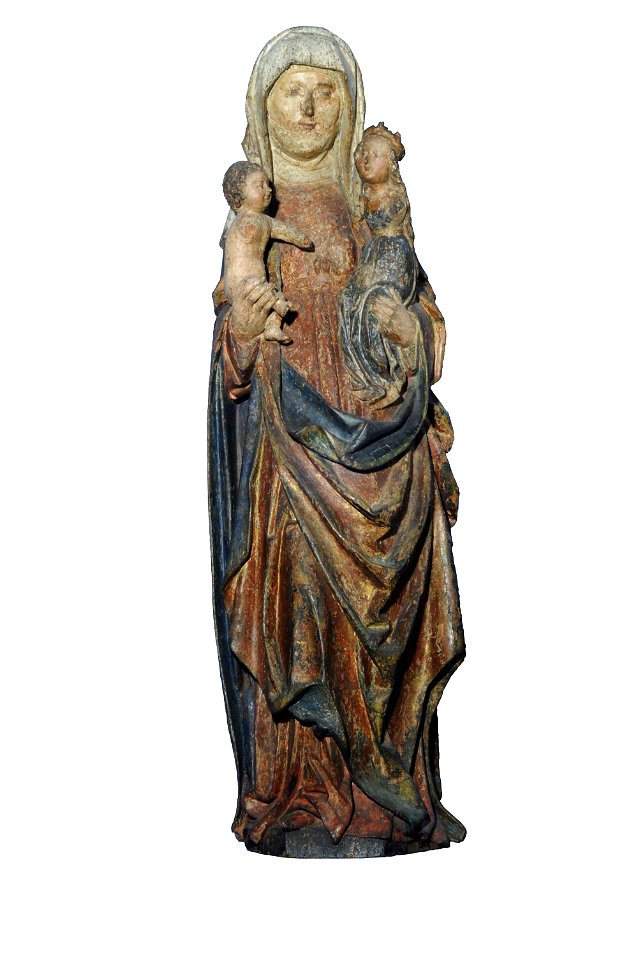 Santa Ana con la Virgen y el Niño - Anónimo
