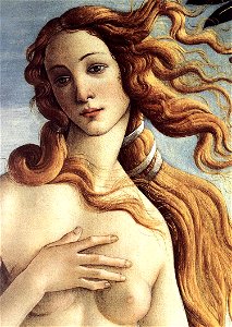 Sandro Botticelli - The Birth of Venus (detail) - WGA2774. Free illustration for personal and commercial use.