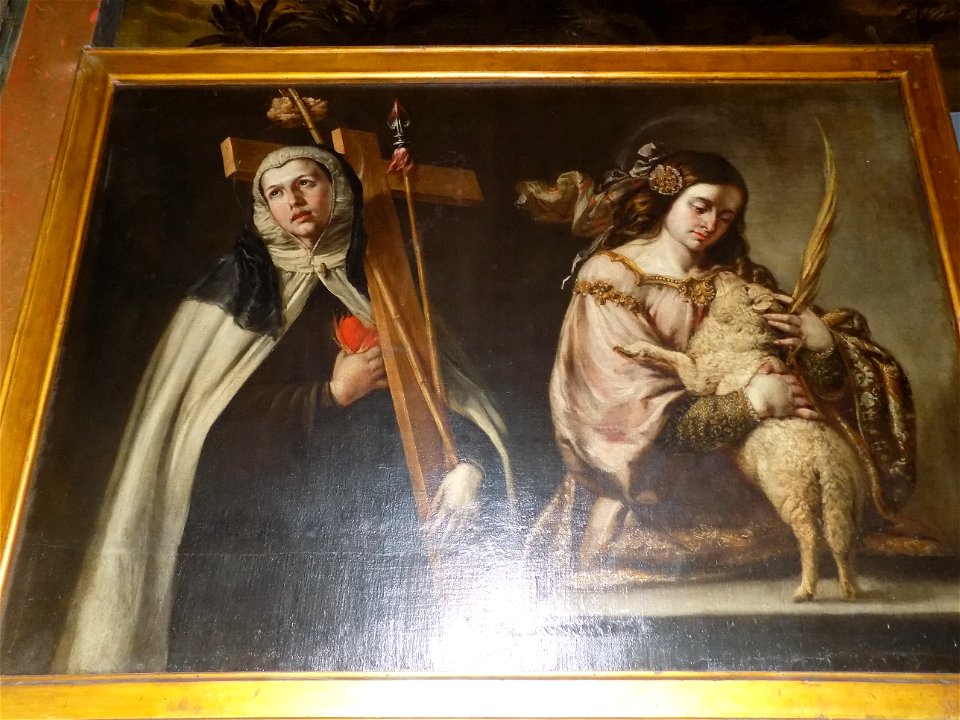 Santa María Magdalena de Pazzi y Santa Inés