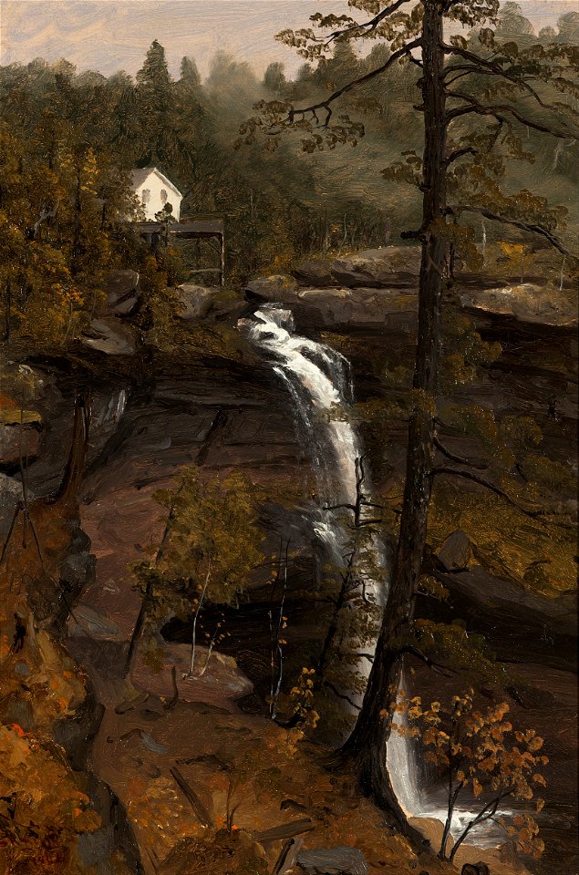 Sanford Gifford - Kauterskill Falls - Google Art Project