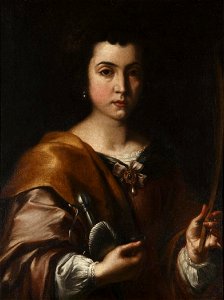 Santa Catalina, copia de un original de Murillo (Museo del Romanticismo de Madrid)