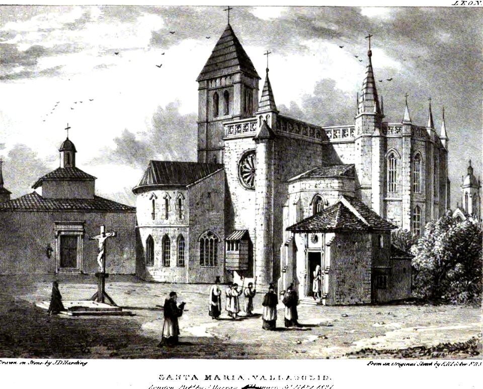 Santa María Antigua, Valladolid 1823 Edward Hawke Locker