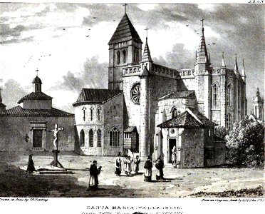Santa María Antigua, Valladolid 1823 Edward Hawke Locker