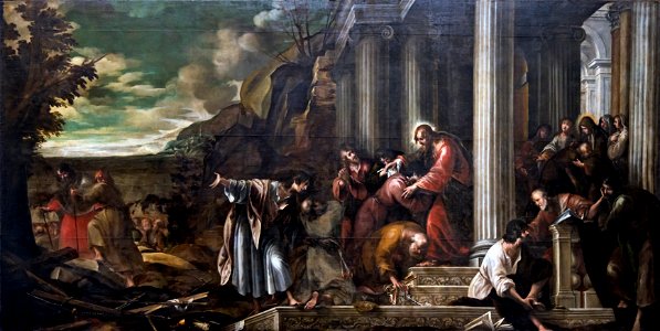 Santa Giustina (Padua) - Chapel of Saint Matthias - The mission of the Apostles (1631) by Battista Bissoni