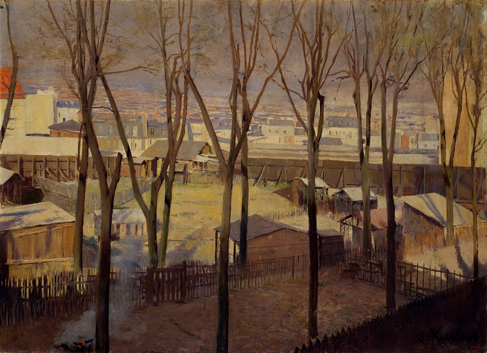 Santiago Rusiñol - La Butte - Google Art Project