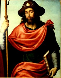 Santiago peregrino, de Juan de Juanes (Museo de las Peregrinaciones y de Santiago)