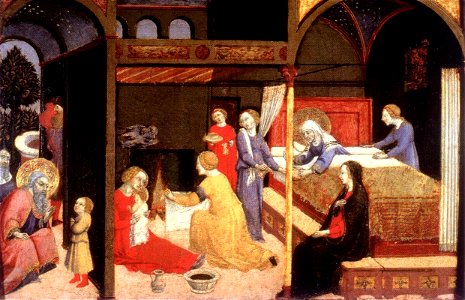 Sano di Pietro - Birth of the Virgin - WGA20767