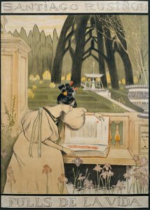 Santiago Rusiñol - Fulls de la vida - Google Art Project (573450)