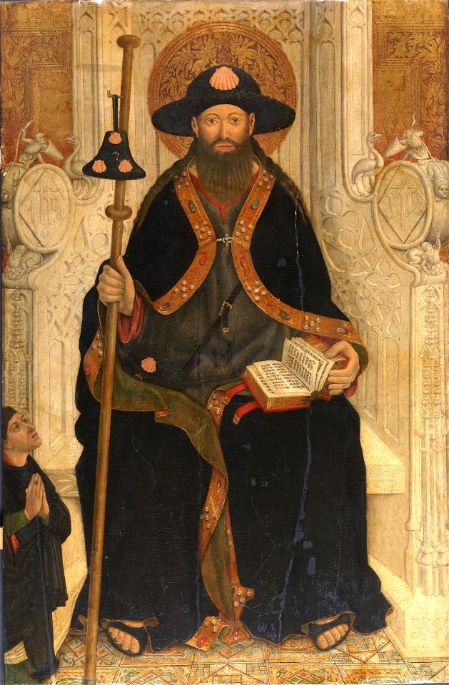 Santiago apóstol con donante (Museo del Prado)