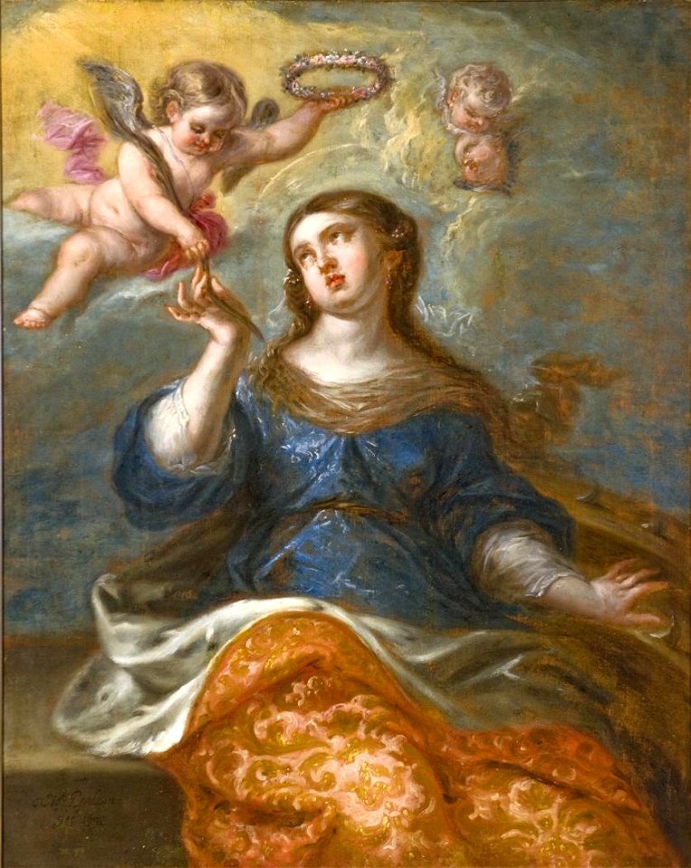 Santa Catalina, de Vicente Berdusán (Museo de Navarra)