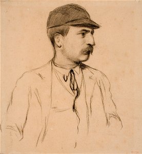 Santiago Rusiñol - Portrait of Genís Muntaner - Google Art Project