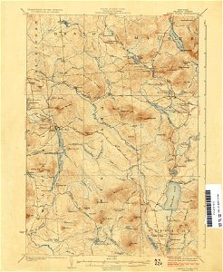 Santa Clara New York USGS topo map 1921