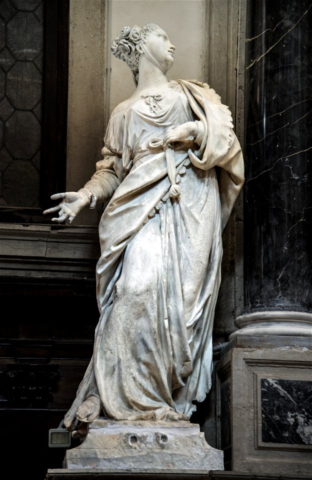 Santa Maria dei Carmini (Venice) - Altare della Scuola dei Carmini - La Verginità - Antonio Corradini
