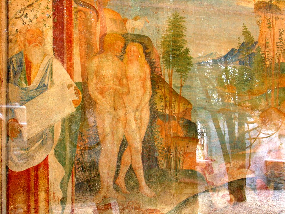 Santa maria dei ghirli, giudizio universale, famiglia de veris, 1400 01