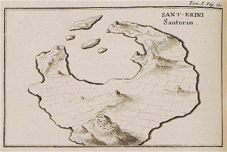 SANT-ERINI Santorin - Tournefort Joseph Pitton De - 1717