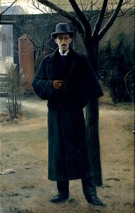 Santiago Rusiñol - Portrait of Miquel Utrillo - Google Art Project (548434). Free illustration for personal and commercial use.