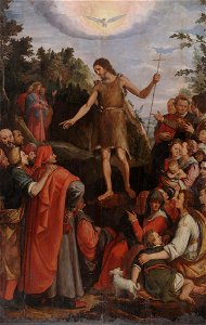 Santi di Tito - St. John the Baptist Preaching in the Wilderness - 1987.12 - Dallas Museum of Art