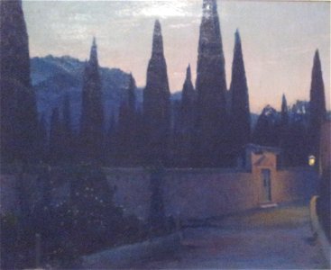 Santiago Rusiñol i Prats, Entrada al cementiri de Sóller