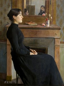 Santiago Rusiñol - Female Figure - Google Art Project